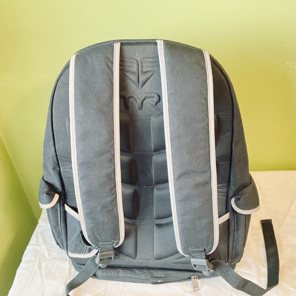 TYR | Swim Backpack Bag Gym Workout Equipment  Navy Black HUGE! main image 6